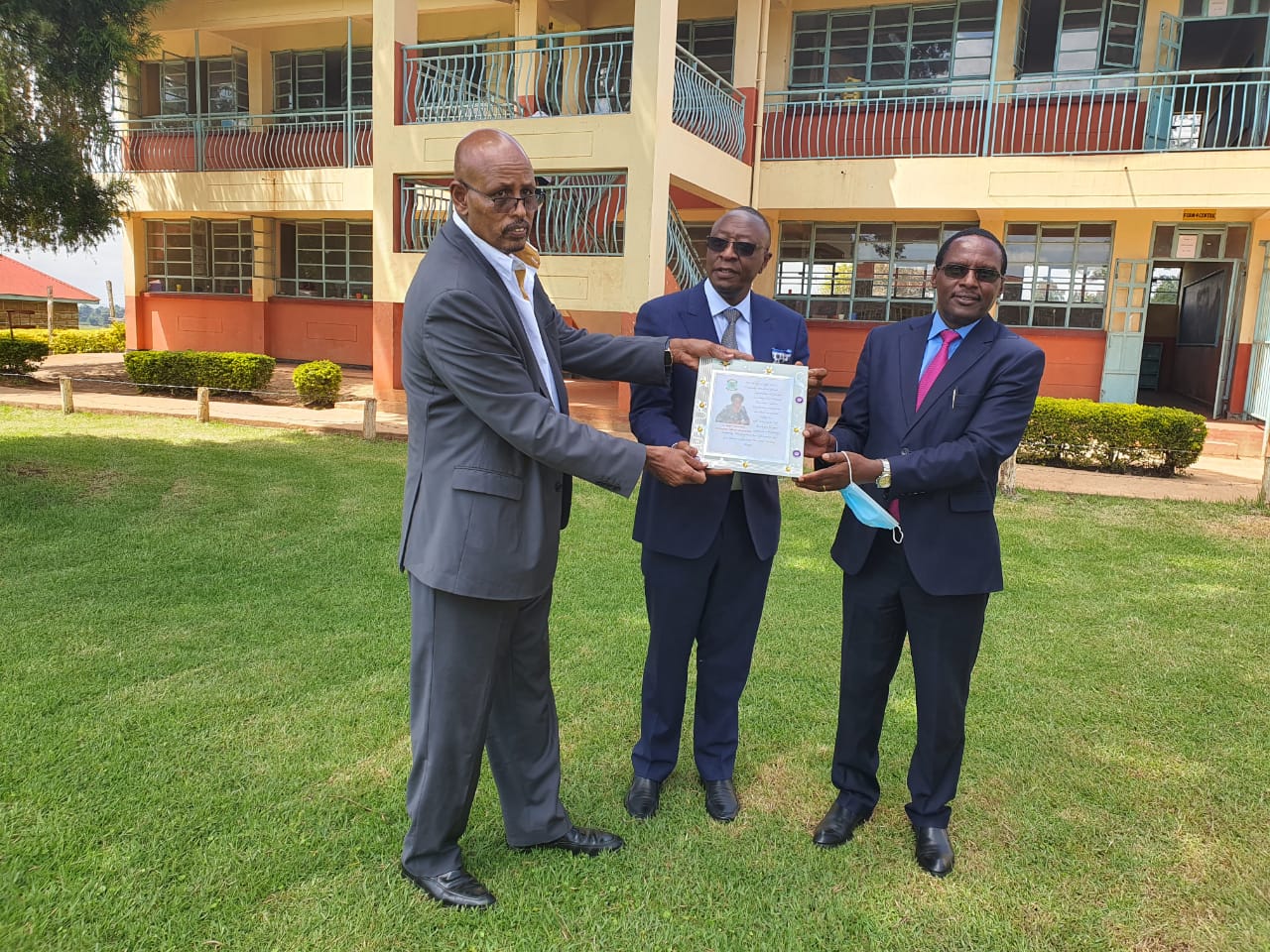 Former Education Principal Secretary Visit to the School